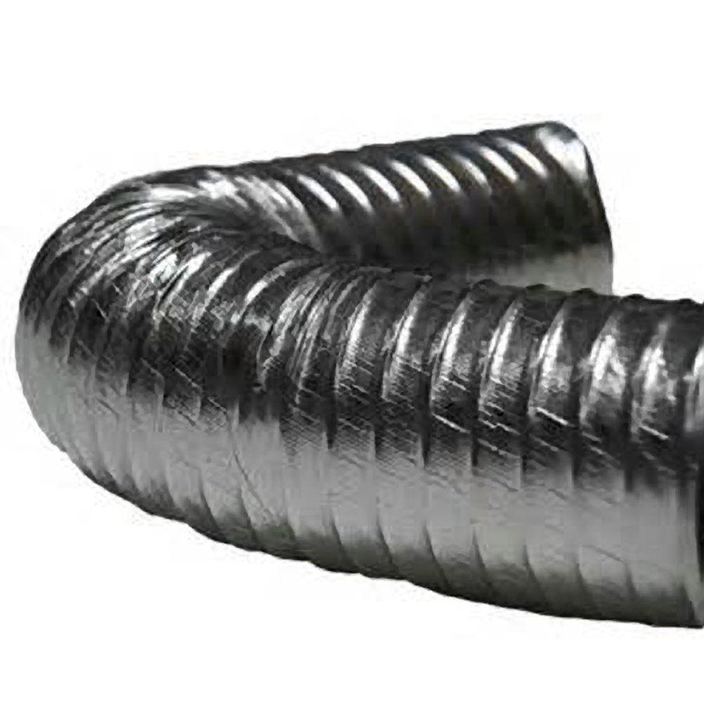 Flex Air Duct - Flexible HVAC Ductwork - 14" x 25' Tube - Click Image to Close