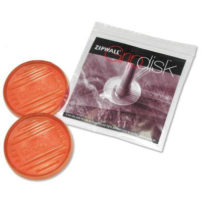 ZipWall - Grip Discs - Dust Barrier System - 2 Pack - Click Image to Close