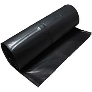 6 Mil Black Plastic Sheeting - Visqueen Roll - Moisture Barrier - 10x100 - Click Image to Close