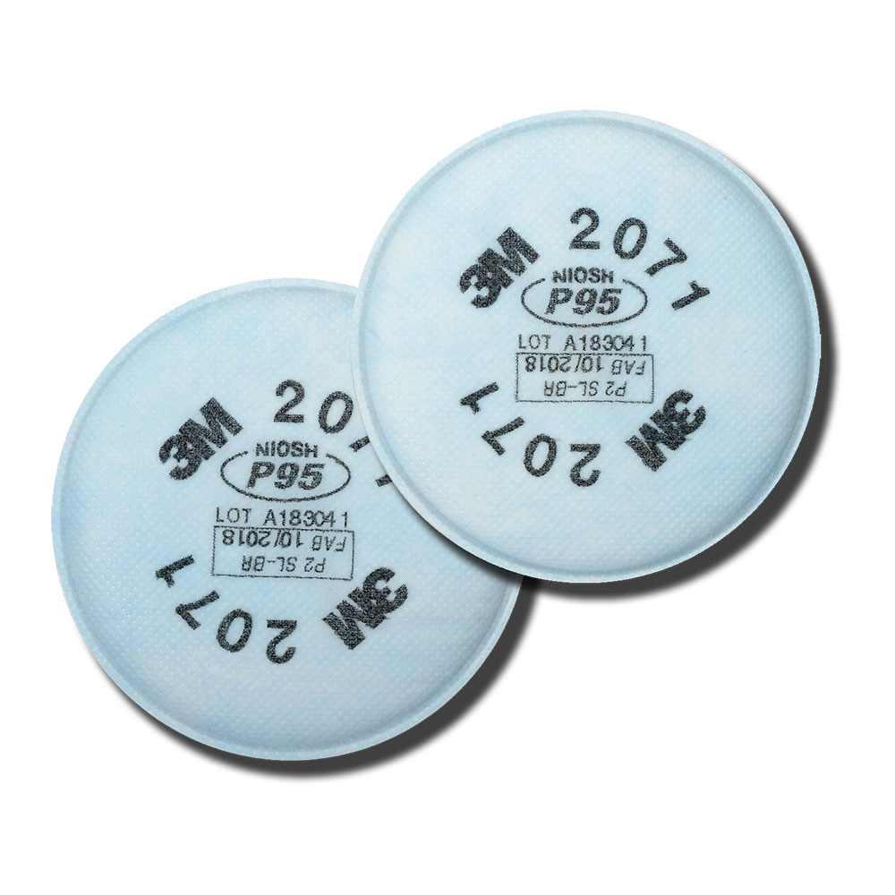 3M 2071 P95 Particulate Filter - 1 Pair - Click Image to Close