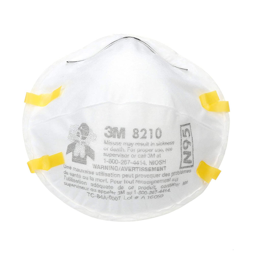 3M Dust Mask 8210 N95 - Safety Respirator - Wood Shop - Pack of 20 - Click Image to Close