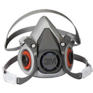 3M 6100 Half Face Respirator - Reusable - Small