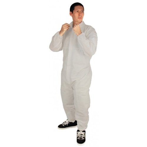 Malt ProMax 1012 - Disposable Paint Suit - Zip Coveralls - Bulk - 4XL - Click Image to Close