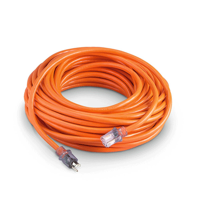 Outdoor Extension Cord – 100 foot – Heavy Duty 12 Gauge