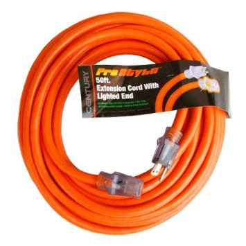 Outdoor Extension Cord – 50 foot – Heavy Duty 12 gauge