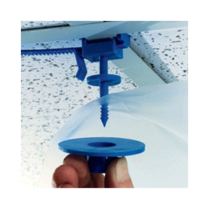 Poly Hanger 3 - Ceiling Mounted - Hang Plastic - Case of 10