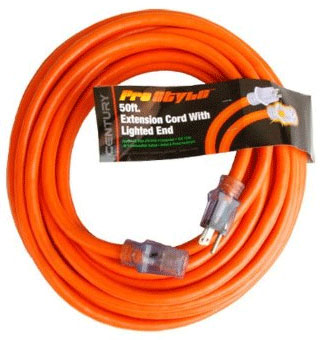 Outdoor Extension Cord – 50 foot – Heavy Duty 12 gauge