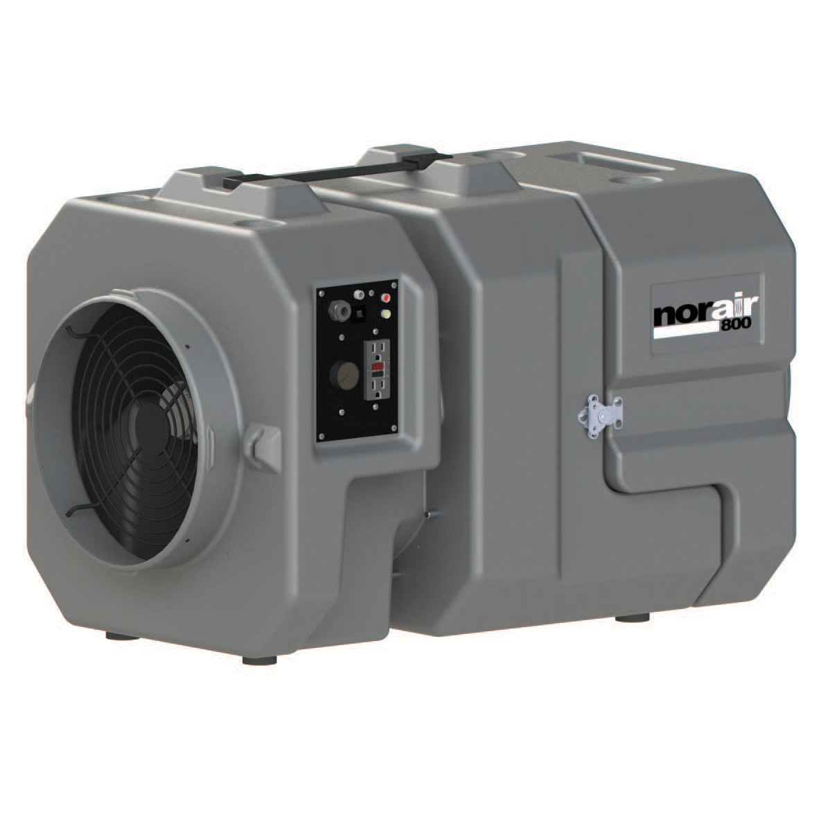 B Air 1 3 Hp 2 5 Amp Hepa Air Scrubber Purifier For Water Damage Restoration Negative Air Machine In Green Ba Ra 650 Gn The Home Depot