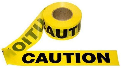 Harris Caution Tape 3" x 1000’ HARBT5AL