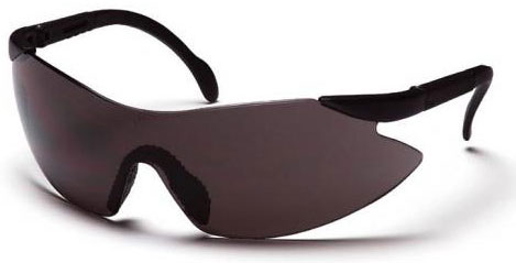 Legacy Gray Lens Black Frame Safety Glasses SB2320S